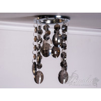 Точковий світильник із кришталевими підвісками Diasha 6019BCH-SM