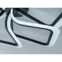 Світлодіодна стельова люстра Diasha WG5146 чорна 130 Вт з пультом і димером Diasha WG5146/5BK