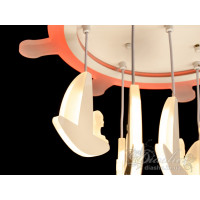 Люстра в детскую комнату с ночником и пультом Diasha 8162/500WH LED dimmer  