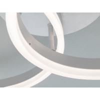 LED люстра 11 квадратів білий чорний 65Вт пульт Diasha 2539WHdimmer