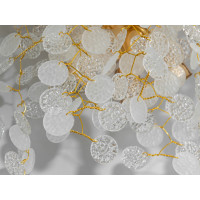 Бра кришталеве серія Гліцинія золото три лампи супутник до люстри 602-3WGD Diasha 602-3WGD