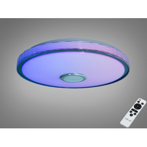 Стельова люстра LED біла 80 Вт RGB Bluetooth TUYA Diasha DB-8302/500RGB+MP3+TUYA