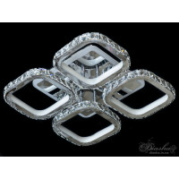 Cветодиодная люстра с хрусталем и пультом с подсветкой Diasha S8305/4HR LED RGB dimmer