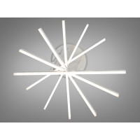 Стельова світлодіодна люстра з димером 140W Diasha 7010WHLED3colordimmer