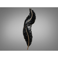 Декоративний настінний світлодіодний світильник, 28W, чорний Diasha KST2315/900BK