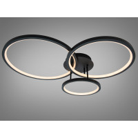 Светодиодная люстра в спальню Diasha 2556BKdimmer