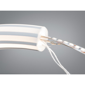 Гнучкий профіль для LED стрічки, накладний Diasha PLS-D22-STRIPED