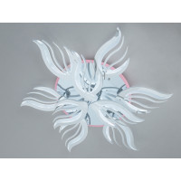 Стельова LED люстра 150 Вт хром з пультом до 25 м2 Diasha 2527/6+3HRLED3colordimmer