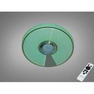 Стельова люстра біла 45 Вт з Bluetooth колонкою та підключенням до розумного будинку Diasha DB-8309/300RGB+MP3+TUYA