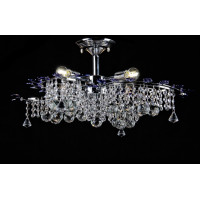 Люстры потолочные с хрустальными камушками Splendid-Ray 998219 (CR+BL)