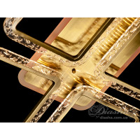 Люстра в зал светодиодная потолочная с пультом управления 150W Diasha QX2518/6LLED3colordimmer