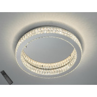 Стельова кришталева LED люстра Diasha 70Вт хром Diasha 587/600CH