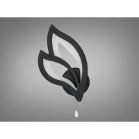 Стильний світлодіодний настінний світильник, 17W, чорний Diasha 8165/1BK