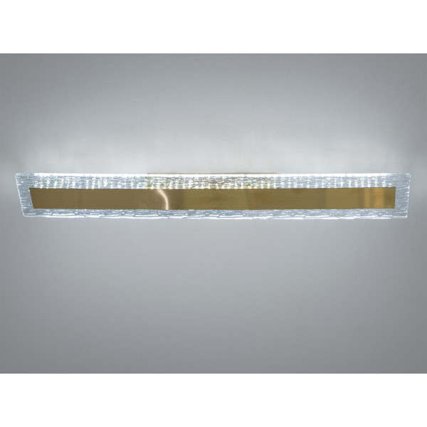 Настінний LED бра-планка 28 Вт чорний скло Diasha 8115-C/600BR