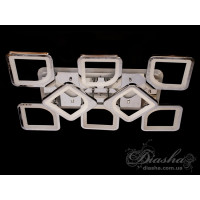 Люстра потолочная светодиодная с пультом Diasha S8060/6+2HR LED 3color dimmer 