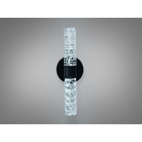 Настінний LED світильник бра 5 Вт чорний скло Diasha B1789BK