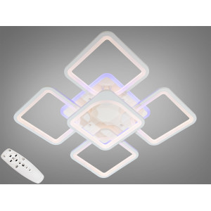Лед люстра с диммером Diasha 8060/4+1WH dimmer