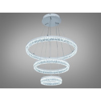 LED люстра Diasha  біла 105Вт 3 кільця Diasha MD78200/600+400+200WH