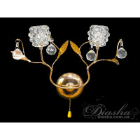 Стильне, якісне світлодіодне бра для читання, 2 вати, золото Diasha 88130/2BG