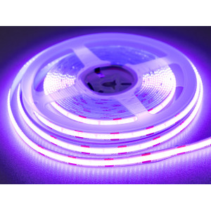 COB LED стрічка 12В, 320 діодів на метр, 8мм, бузковий Diasha P12-COB-320-PINK-20-8