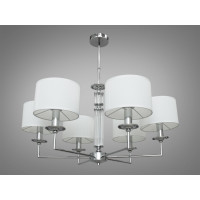 Люстра подвесная абажурная 6 ламп Diasha 1015/6HR