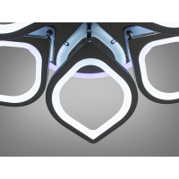 Cветодиодная люстра Diasha S8073/4+4BHR LED 3color dimmer