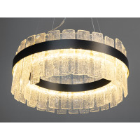 Високоефективна кришталева світлодіодна люстра підвіс, 110 Вт, бронза Diasha 817/500PB