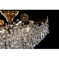 Люста хрустальная золотая Splendid-Ray 204020
