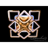 Потолочная светодиодная люстра с пультом Diasha S8060/4+4GLED3colordimmer