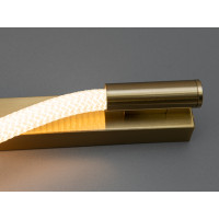 Сучасний настінний світлодіодний світильник Мотузка, 5 Вт, золото Diasha 9602-600GAB