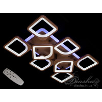 Люстра потолочная светодиодная с пультом Diasha S8060/6+2CF LED 3color dimmer 