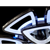 Cветодиодная люстра Diasha 8118/6+3BHR LED 3color dimmer 