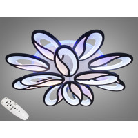 Люстры потолочные светодиодные led с пультом и ночником Diasha 8090/8+4BK LED 3color dimmer Люстры потолочные светодиодные led с пультом и ночником Diasha 8090/8+4BK LED 3color dimmer