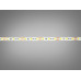 LED стрічка 12В, 120 діодів на метр, 5мм, холодний Diasha N12-2835-120-CW-20-5