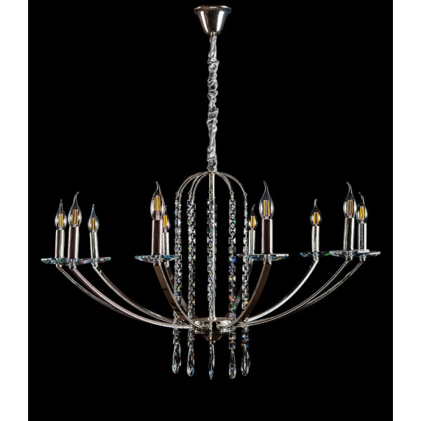 Люстра свеча L9050/10 (SILVER) Splendid-Ray
405942