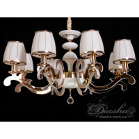 Люстра в зал с подсветкой лед 40W Diasha 8316/8 3000K