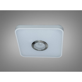 Стельова люстра біла 45 Вт з Bluetooth колонкою та підключенням до розумного будинку Diasha DB-8501B/280x280RGB+MP3+TUYA