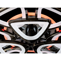 Cветодиодная люстра Diasha 8118/6+3BHR LED 3color dimmer 