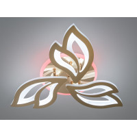 Сучасна LED люстра з пультом, підсвічуванням, 55W, золото Diasha 8165/3GLED3colordimmer