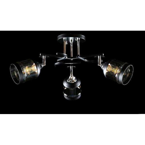 Люстра с плафонами  L2371B/3 (BLK+CR) Splendid-Ray
260782