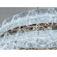 Підвісна люстра Diasha LED золото пульт 78Вт Diasha 9889/500G