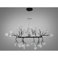 Люстра в зал на 54 лампочкии Diasha Y889-54CBK