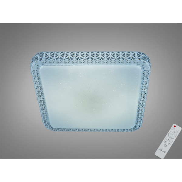 LED стельова люстра біла 45 Вт  Diasha DB-8501C/280x280RGB