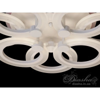 Потолочная светодиодная люстра с пультом Diasha A3003/4+4WH LED 3color dimmer  
