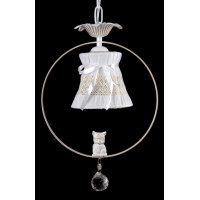 Люстра подвесная с абажуром Splendid-Ray 253680 (WT+GD) 