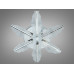 Люстра стельова Diasha хром LED 98W пульт димер Diasha 25106/6HRLED3colordimmer