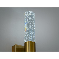 Вишуканий настінний світлодіодний світильник в зал, 6Вт, золото Diasha F3068GD