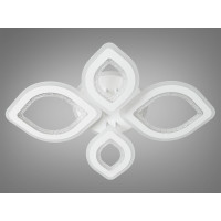 Лед люстра в спальню с пультом 100W Diasha 8507/2+2LED3colordimmer