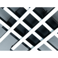 Стельова LED люстра чорна 70 Вт 6 модулів Diasha SX809/6BK