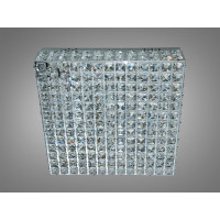 Люстра стельова Diasha кришталева LED хром 82W Diasha 7733/500x500CH